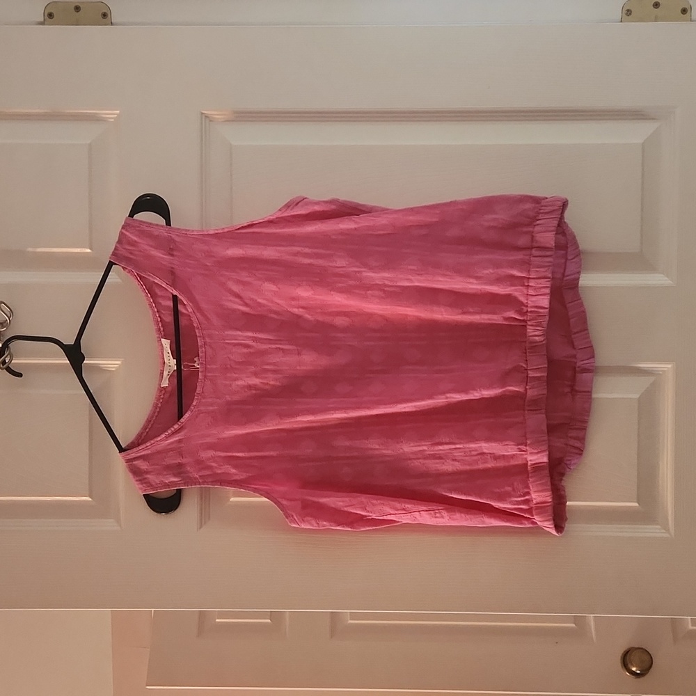 NWT Pink 100% Cotton Summer Top (M)